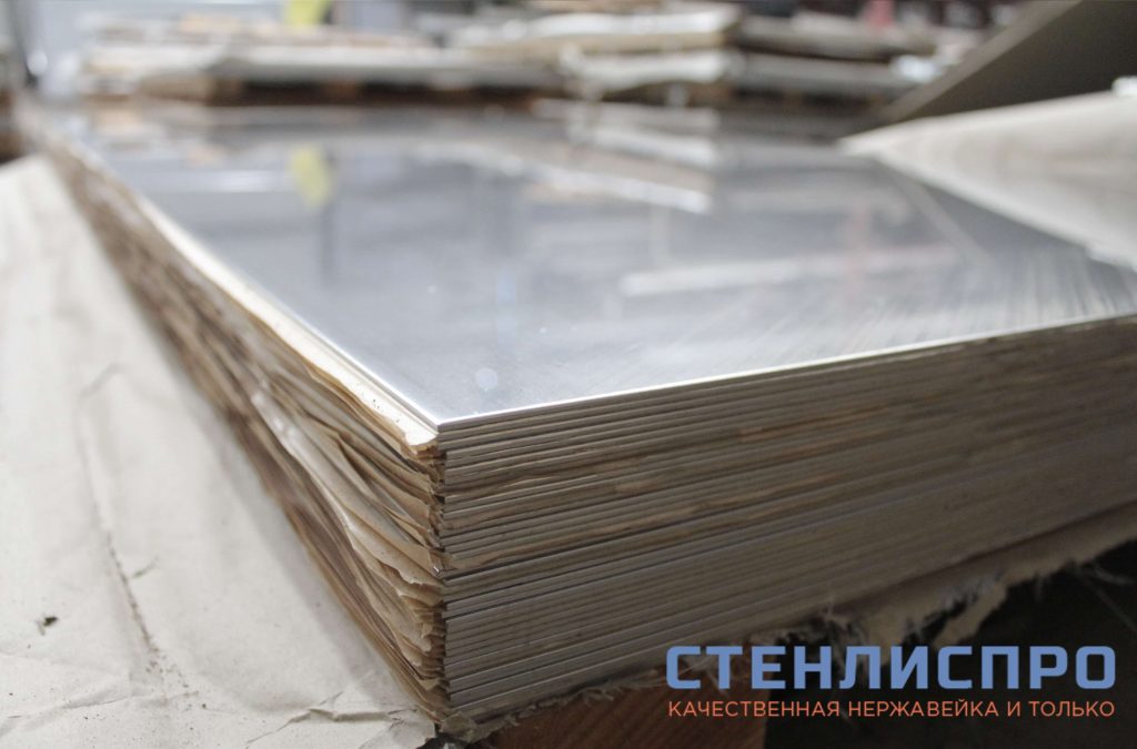 пачка листов нержавейки AISI 430 2x100x2000 2B матовые